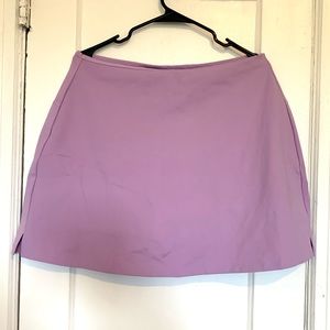 girlfriend collective skort in lavender XXL